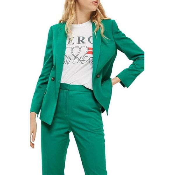 green women casual business outfit suits female custom made 2 piece office formal ladies party prom tuxedos pant set women's two pants, White
green women casual business outfit suits female custom made 2 piece office formal ladies party prom tuxedos pant set women's two pants, White