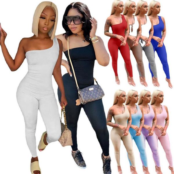 women's stretchy rompers spring summer sleeveless jumpsuits one shoulder long pants romper off shoulders tank stretchable casual outwea, Black;white
women's stretchy rompers spring summer sleeveless jumpsuits one shoulder long pants romper off shoulders tank stretchable casual outwea, Black;white
