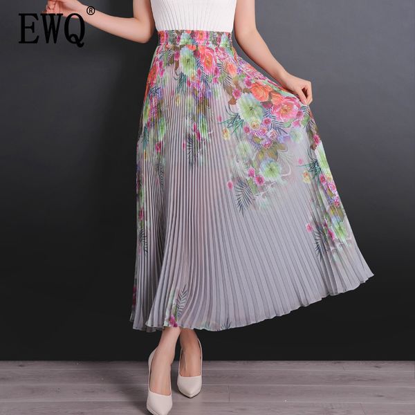 summer fashion clothes high waist floral pleated chiffon big swing trend wild women printing skirt 6 color qh954 210510, Black
summer fashion clothes high waist floral pleated chiffon big swing trend wild women printing skirt 6 color qh954 210510, Black