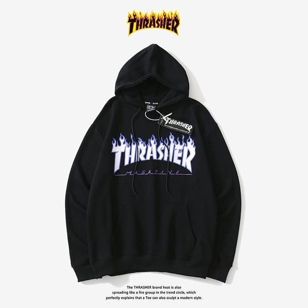 Spring and Fall Hoodies for men With women the flame print pattern couples Hoodie, Black
Spring and Fall Hoodies for men With women the flame print pattern couples Hoodie, Black