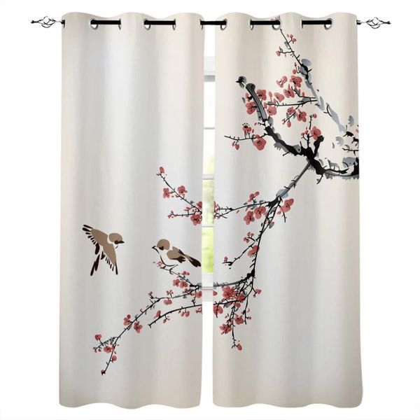 plum blossom bird chinese style curtain for living room kids decoration bedroom window treatment drapes &
plum blossom bird chinese style curtain for living room kids decoration bedroom window treatment drapes &
