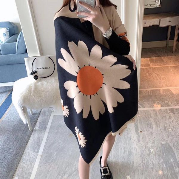 scarves small daisy flower cashmere scarf in autumn and winter, winter shawl wholesale high-grade knitted, Blue;gray
scarves small daisy flower cashmere scarf in autumn and winter, winter shawl wholesale high-grade knitted, Blue;gray