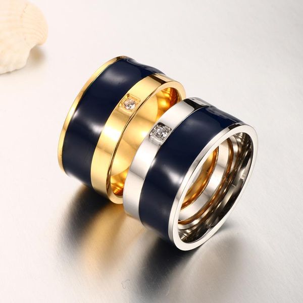 wedding rings jovo navy blue men's with silver/gold color quality stainless steel high polished for women men couple, Slivery;golden
wedding rings jovo navy blue men's with silver/gold color quality stainless steel high polished for women men couple, Slivery;golden