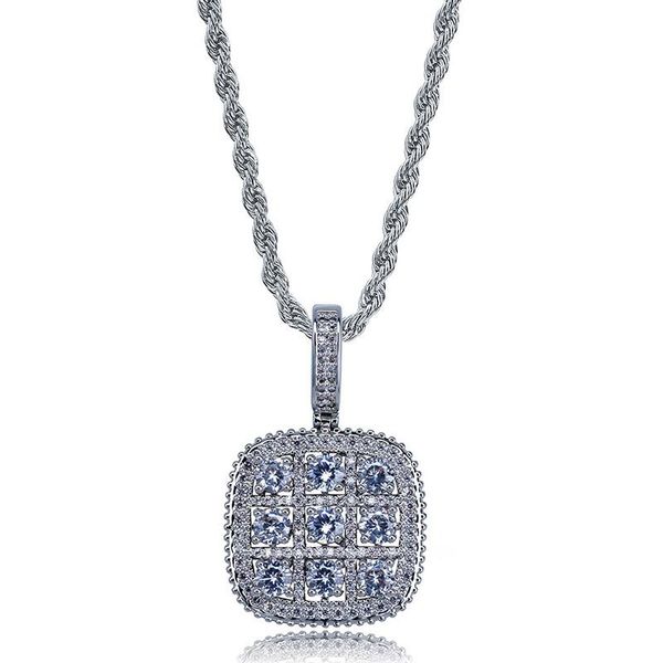 pendant necklaces arrival jewelry geometry nine squares retro square copper gold color cubic zircon hip hop tide men's necklace, Silver
pendant necklaces arrival jewelry geometry nine squares retro square copper gold color cubic zircon hip hop tide men's necklace, Silver