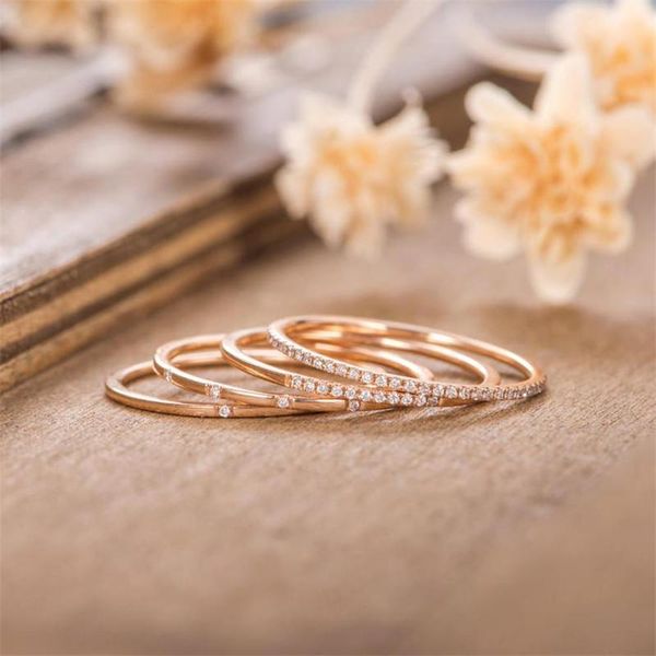 wedding rings 4 pcs/set simple engagement crystal set for women girls trendy ring jewelry 2021 party anniversary whole sale, Slivery;golden
wedding rings 4 pcs/set simple engagement crystal set for women girls trendy ring jewelry 2021 party anniversary whole sale, Slivery;golden