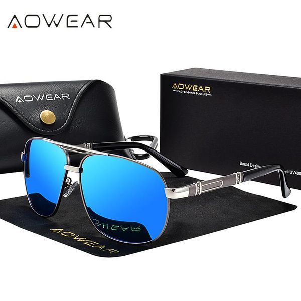 sunglasses aowear mens luxury oversize for men polarized vintage driving mirror sunglass brand designer retro aviation eyewear, White;black
sunglasses aowear mens luxury oversize for men polarized vintage driving mirror sunglass brand designer retro aviation eyewear, White;black