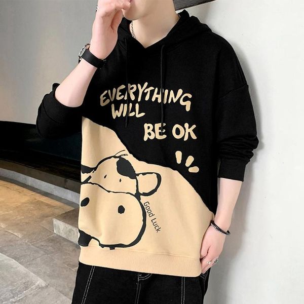 men's hoodies & sweatshirts autumn patchwork men hooded long sleeve shirts casual fashion clothing trends hip hop, Black
men's hoodies & sweatshirts autumn patchwork men hooded long sleeve shirts casual fashion clothing trends hip hop, Black