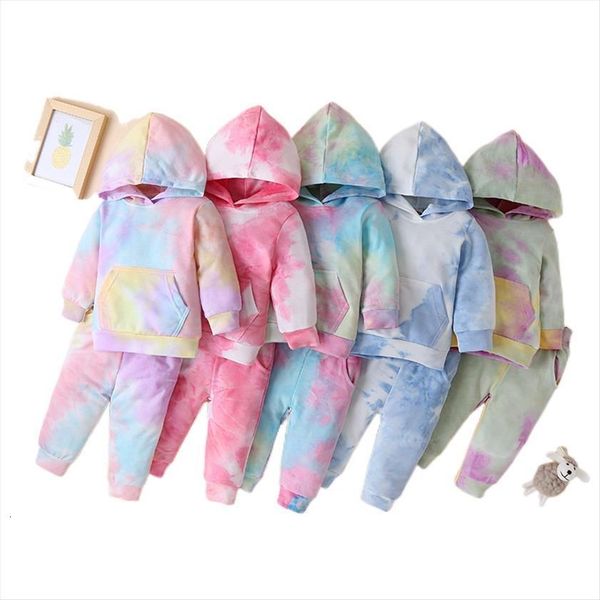spring childrens set tie dye hooded sweater big european and american baby 2pc suit, White
spring childrens set tie dye hooded sweater big european and american baby 2pc suit, White