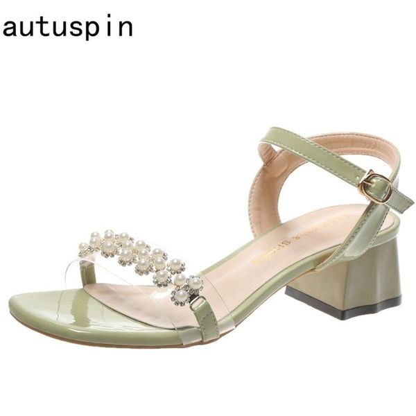 autuspin pearl decoration women's sandals fashion elegant female thick heels office lady working prom party buckle shoes woman, Black
autuspin pearl decoration women's sandals fashion elegant female thick heels office lady working prom party buckle shoes woman, Black