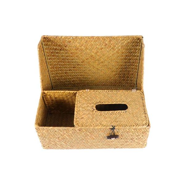 tissue boxes & napkins creative hand-woven seaweed box household rectangular napkin holder paper organizer for bathroom living room
tissue boxes & napkins creative hand-woven seaweed box household rectangular napkin holder paper organizer for bathroom living room
