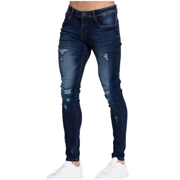 men's pants klv men fashion denim hole trouser distressed jeans long pencil streetwear high quality, Black
men's pants klv men fashion denim hole trouser distressed jeans long pencil streetwear high quality, Black