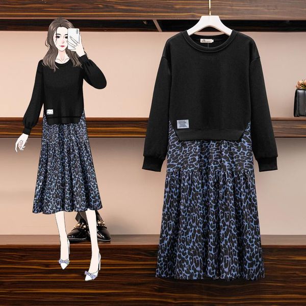 casual dresses ehqaxin autumn women's large size leopard print stitching t-shirt long-sleeved hedginglloose dress l-4xl, Black;gray
casual dresses ehqaxin autumn women's large size leopard print stitching t-shirt long-sleeved hedginglloose dress l-4xl, Black;gray