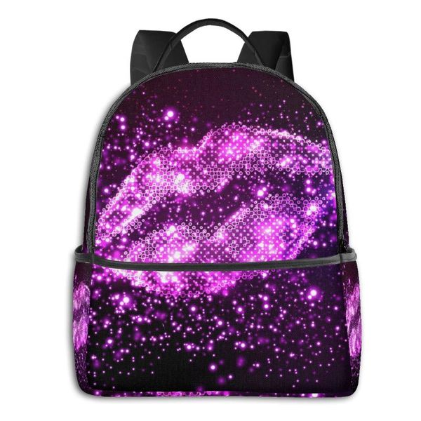 backpack school bags for teenage bright purple lips illustration travel style back pack korean cute
backpack school bags for teenage bright purple lips illustration travel style back pack korean cute