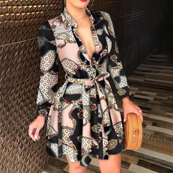 casual dresses women's v neck long sleeve skater fall dress female robe clothing printing short x line party, Black;gray
casual dresses women's v neck long sleeve skater fall dress female robe clothing printing short x line party, Black;gray