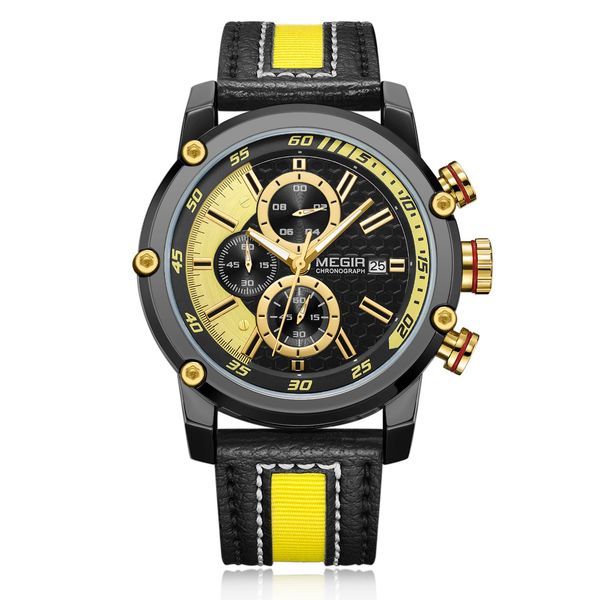 fashion casual male watches designer megir ml2079 quartz watch for man 3 color selection automatic wristwatch with leather belts alloy case, Slivery;brown
fashion casual male watches designer megir ml2079 quartz watch for man 3 color selection automatic wristwatch with leather belts alloy case, Slivery;brown