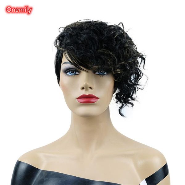 synthetic wigs onemily 6" black brown mixed women short curly pixie cut hair wig asymmetrical side bang for
synthetic wigs onemily 6" black brown mixed women short curly pixie cut hair wig asymmetrical side bang for