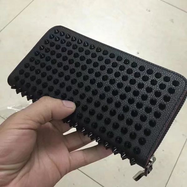 women men long style wallets panelled spiked clutch bags patent real leather rivets bag clutches purses spikes girl boy wallet, Red;black
women men long style wallets panelled spiked clutch bags patent real leather rivets bag clutches purses spikes girl boy wallet, Red;black