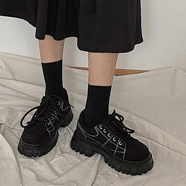 dress shoes women loafers lace up suede round toe shallow female platform fashion solid comfortable footwear casual shoe, Black
dress shoes women loafers lace up suede round toe shallow female platform fashion solid comfortable footwear casual shoe, Black