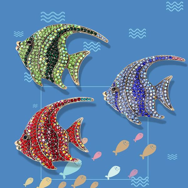 pins, brooches creative women's colorful tropical fish pins animal high-quality rhinestone corsage personality coat accessories, Gray
pins, brooches creative women's colorful tropical fish pins animal high-quality rhinestone corsage personality coat accessories, Gray