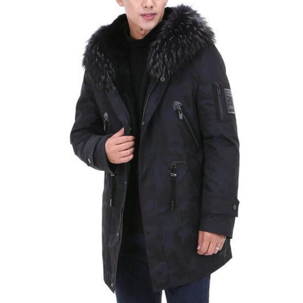 men's down & parkas real fur parka men winter jacket raccoon natural hooded long coats male military camouflage jackets clothing, Black
men's down & parkas real fur parka men winter jacket raccoon natural hooded long coats male military camouflage jackets clothing, Black