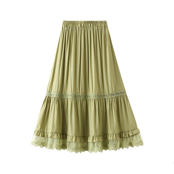 skirts summer a-line stretch high waist women solid color white femme faldas jupe saia lace hem long 99ex, Black
skirts summer a-line stretch high waist women solid color white femme faldas jupe saia lace hem long 99ex, Black