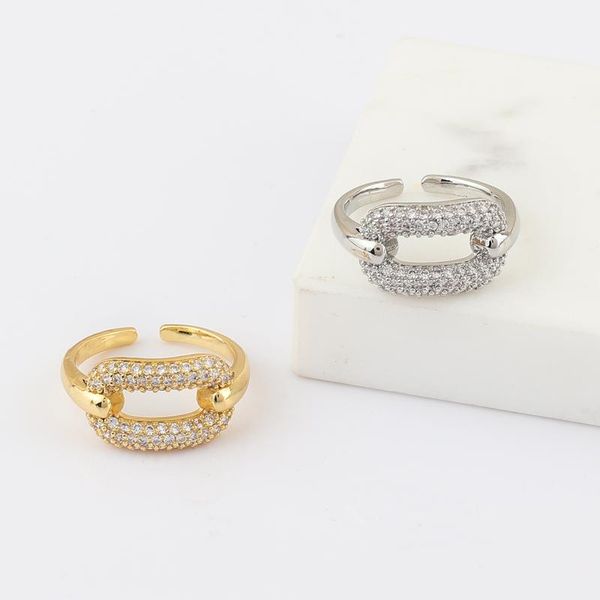 cluster rings classic zircon circle open ring for woman finger accessories fashion korean jewelry wedding party unusual 2021, Golden;silver
cluster rings classic zircon circle open ring for woman finger accessories fashion korean jewelry wedding party unusual 2021, Golden;silver