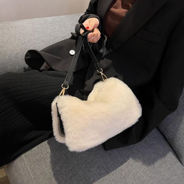 autumn/winter women's bag plush crossbody fashion shoulder bags