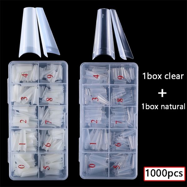 1000pcs/240pcs false nail art tips natural transparent acrylic uv gel polish manicure french coffin 211007, Red;gold
1000pcs/240pcs false nail art tips natural transparent acrylic uv gel polish manicure french coffin 211007, Red;gold