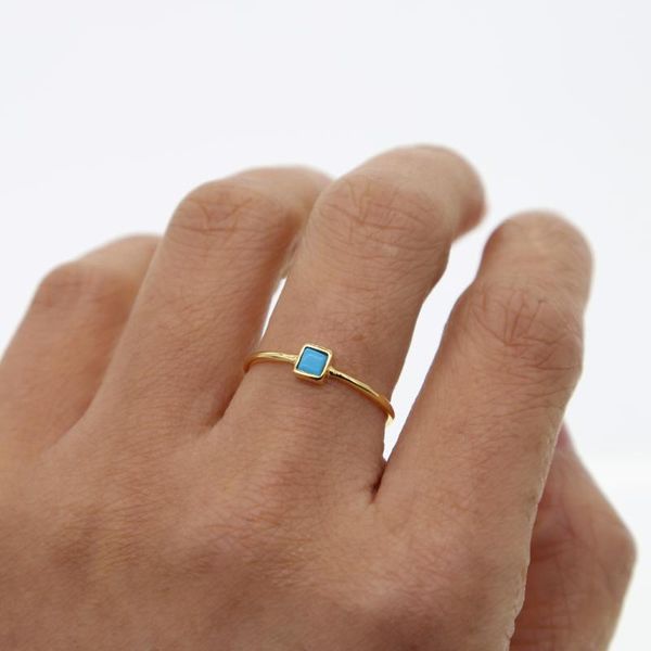 wedding rings turquoises stone ring minimal jewelry modern 925 sterling silver thin blue engagement band for women, Slivery;golden
wedding rings turquoises stone ring minimal jewelry modern 925 sterling silver thin blue engagement band for women, Slivery;golden