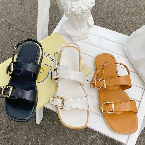 sandals women metal buckle 2021 summer female fashion flat sandal casual white black leather shoes ankle strap shoe
sandals women metal buckle 2021 summer female fashion flat sandal casual white black leather shoes ankle strap shoe