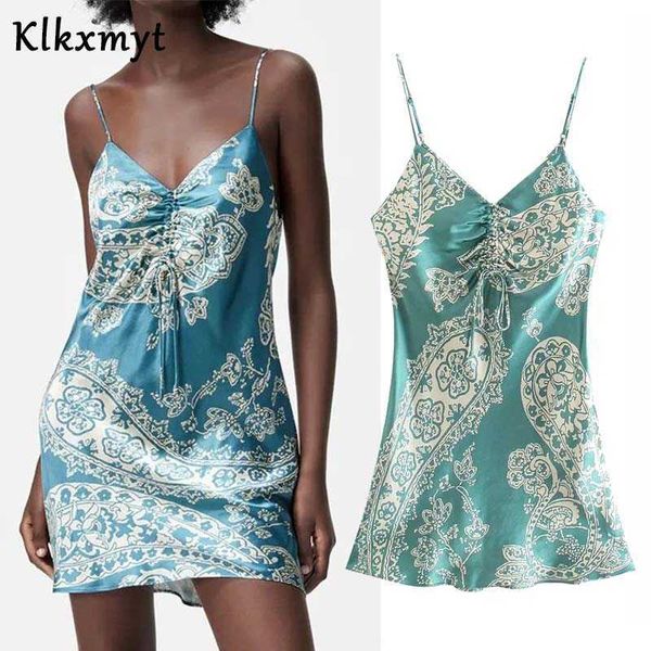 klkxmyt za summer dress women print sling mini vintage thin straps ruched backless female party es 210527, Black;gray
klkxmyt za summer dress women print sling mini vintage thin straps ruched backless female party es 210527, Black;gray