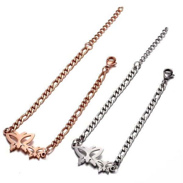 link womens stainless steel simple butterfly on hand rose gold jewelry gifts for woman accessorieslink chain, Black
link womens stainless steel simple butterfly on hand rose gold jewelry gifts for woman accessorieslink chain, Black