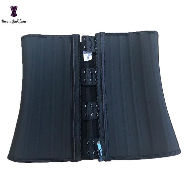 bustiers & corsets latex waist trainer 25 spiral steel boned slimming cincher zipper corset sports gym running underwear corselet black, Black;white
bustiers & corsets latex waist trainer 25 spiral steel boned slimming cincher zipper corset sports gym running underwear corselet black, Black;white