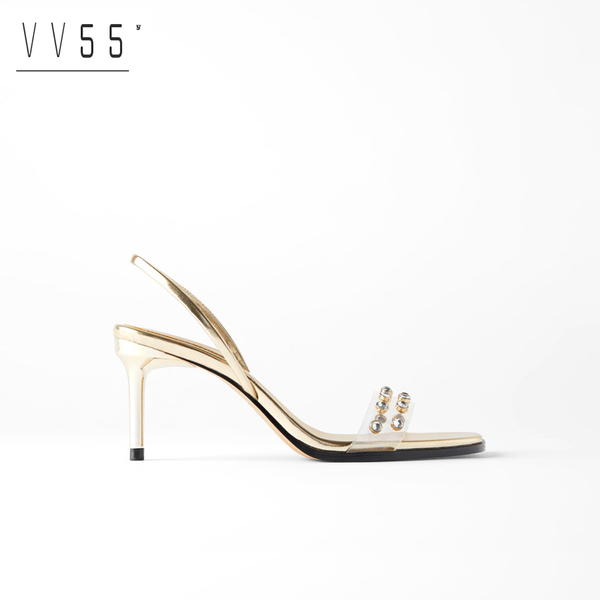 thin heels sandals women shoes transparent pvc golden crystal high-heeled back strap dress, Black
thin heels sandals women shoes transparent pvc golden crystal high-heeled back strap dress, Black