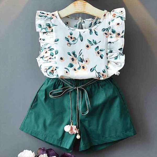 menoea girls sets spring summer floral children sleeveless t shirt solid shorts 2pcs kids suit fashion 3 7t clothes, White
menoea girls sets spring summer floral children sleeveless t shirt solid shorts 2pcs kids suit fashion 3 7t clothes, White