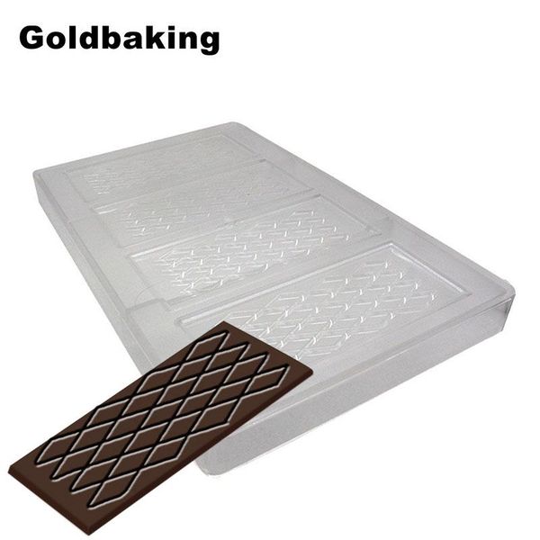 baking & pastry tools goldbaking polycarbonate bar mold for chocolate 4-bars candy rhombus maker
baking & pastry tools goldbaking polycarbonate bar mold for chocolate 4-bars candy rhombus maker