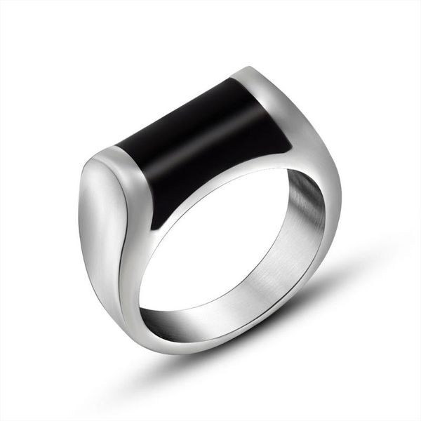 wedding rings fashion stainless steel black stone ring couples men and women trendy simple punk jewelry gift s012, Slivery;golden
wedding rings fashion stainless steel black stone ring couples men and women trendy simple punk jewelry gift s012, Slivery;golden