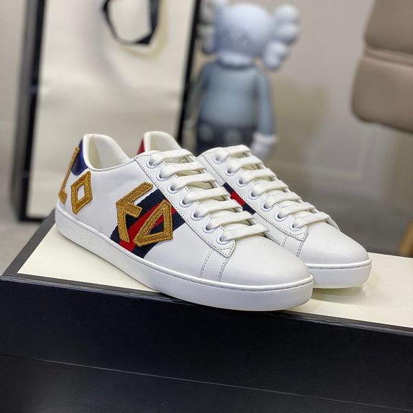 new arrival fashion men women leisure shoes luxury designer sneakers shoes leather bee snake embroidered mens shoes size 35-44, Black
new arrival fashion men women leisure shoes luxury designer sneakers shoes leather bee snake embroidered mens shoes size 35-44, Black