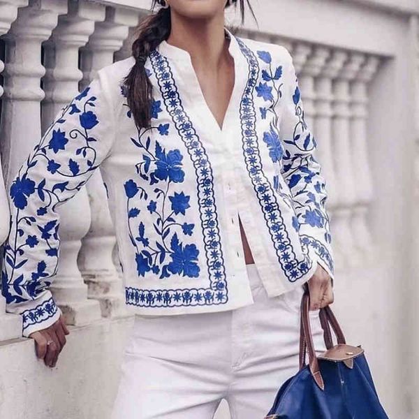 women's trench coats chic floral embroidery cropped coat women za fashion v-neck buttons jacket female casual outfits mo12, Tan;black
women's trench coats chic floral embroidery cropped coat women za fashion v-neck buttons jacket female casual outfits mo12, Tan;black