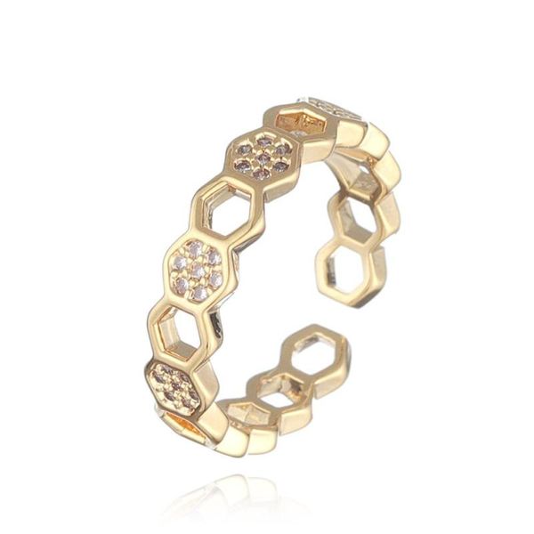 wedding rings spring classic honeycomb style inlay zircon opening adjustable ring for women girls fashion jewelry, Slivery;golden
wedding rings spring classic honeycomb style inlay zircon opening adjustable ring for women girls fashion jewelry, Slivery;golden
