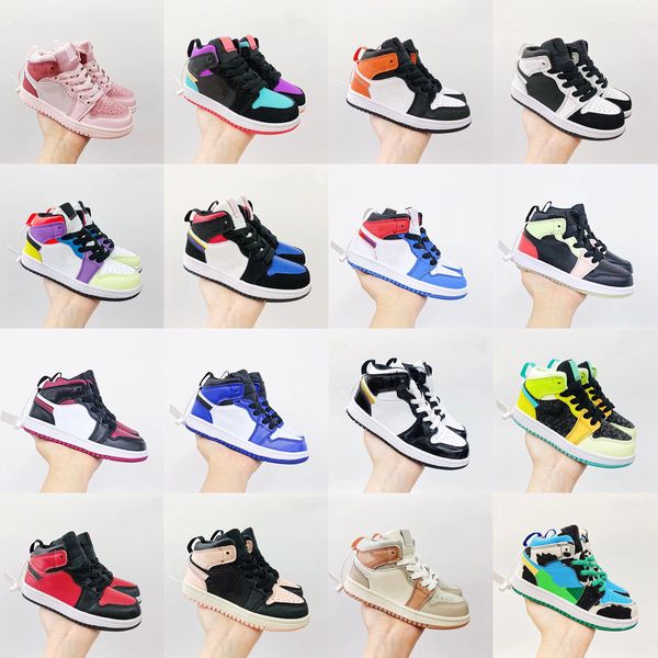 designer 1s kids basketball shoes children toddler sports red chicago boy girls 4s basket ball pour enfants athletic sneakers, Black
designer 1s kids basketball shoes children toddler sports red chicago boy girls 4s basket ball pour enfants athletic sneakers, Black