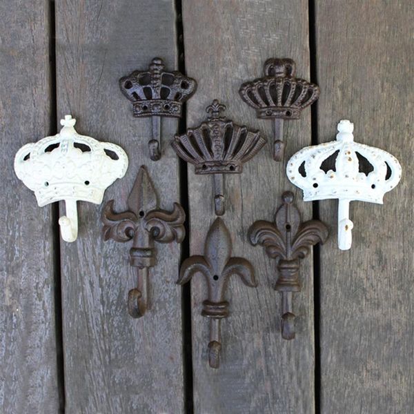 hooks & rails european crown series retro cast iron wrought clothes hook coat decorative wall decoration
hooks & rails european crown series retro cast iron wrought clothes hook coat decorative wall decoration