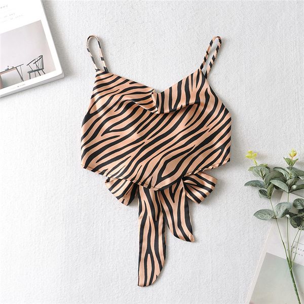 stylish animal print camis tank spaghetti straps sleeveless back bow tie shirts female spring casual chic 210430, White
stylish animal print camis tank spaghetti straps sleeveless back bow tie shirts female spring casual chic 210430, White