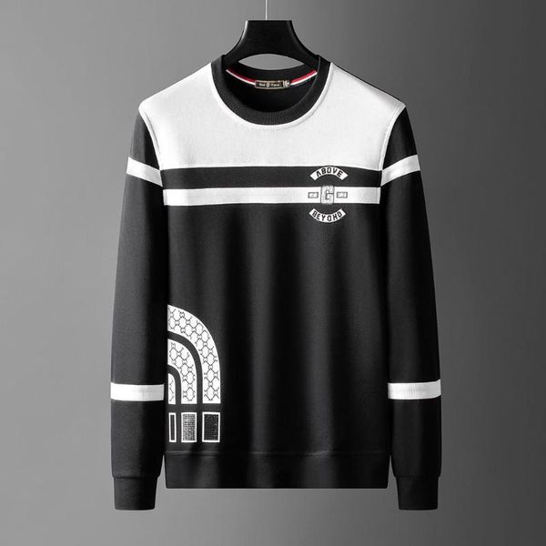 men's hoodies & sweatshirts european heavy craft drill print stitched sweater long sleeve autumn round neck pullover sports coat top, Black
men's hoodies & sweatshirts european heavy craft drill print stitched sweater long sleeve autumn round neck pullover sports coat top, Black