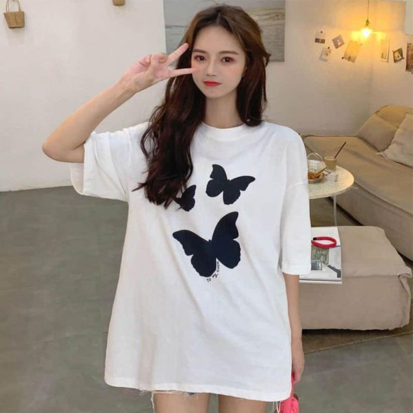 women's t-shirt men's and butterfly short sleeve summer 2021 fashion student korean loose all neon store clothes print, White
women's t-shirt men's and butterfly short sleeve summer 2021 fashion student korean loose all neon store clothes print, White