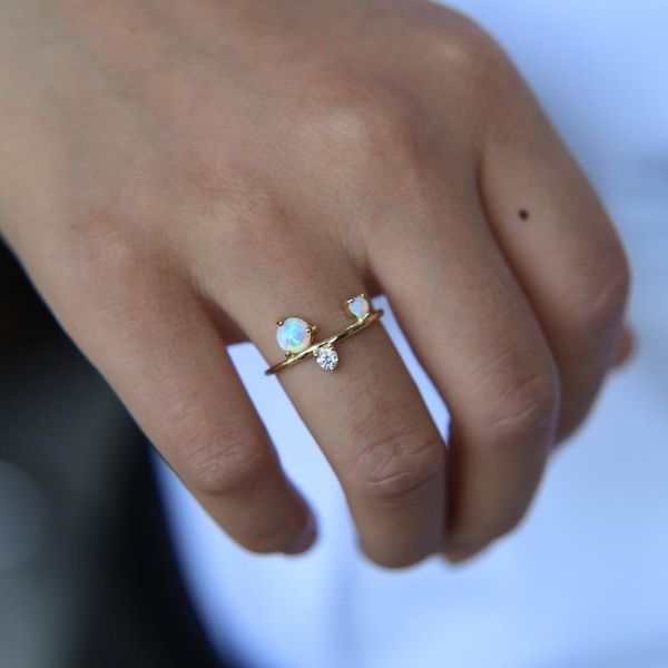 wedding rings qualilty tiny delicate gold color small thin opal cz stone size 6 7 8 girl gift simple cute finger ring wholesale, Slivery;golden
wedding rings qualilty tiny delicate gold color small thin opal cz stone size 6 7 8 girl gift simple cute finger ring wholesale, Slivery;golden