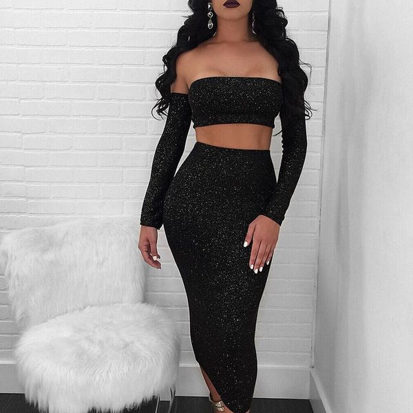 bright silk cloth strap with a two-piece tube fashion style lace up women two piece set conjunto feminino women's tracksuits, Gray
bright silk cloth strap with a two-piece tube fashion style lace up women two piece set conjunto feminino women's tracksuits, Gray