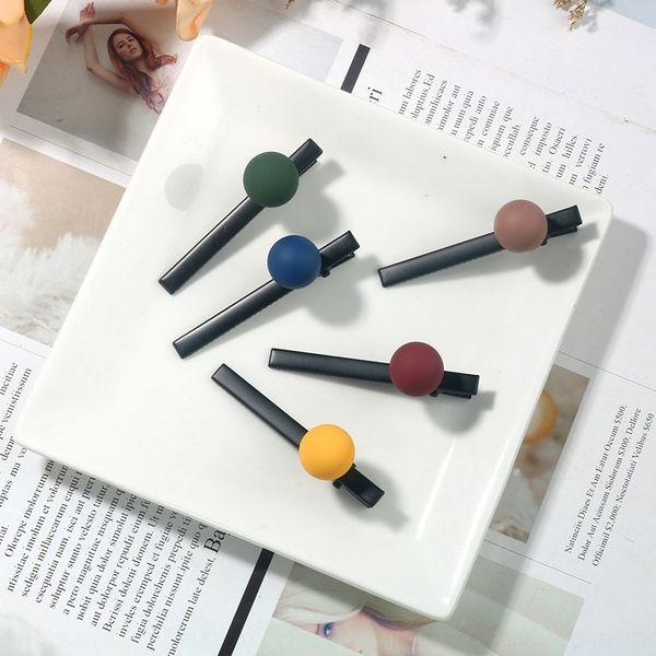 MYv makaron side hairpin women's color spray painting and painting painted ball barrettes simple korean fashion net hair clips red duck bill, Golden;silver
MYv makaron side hairpin women's color spray painting and painting painted ball barrettes simple korean fashion net hair clips red duck bill, Golden;silver