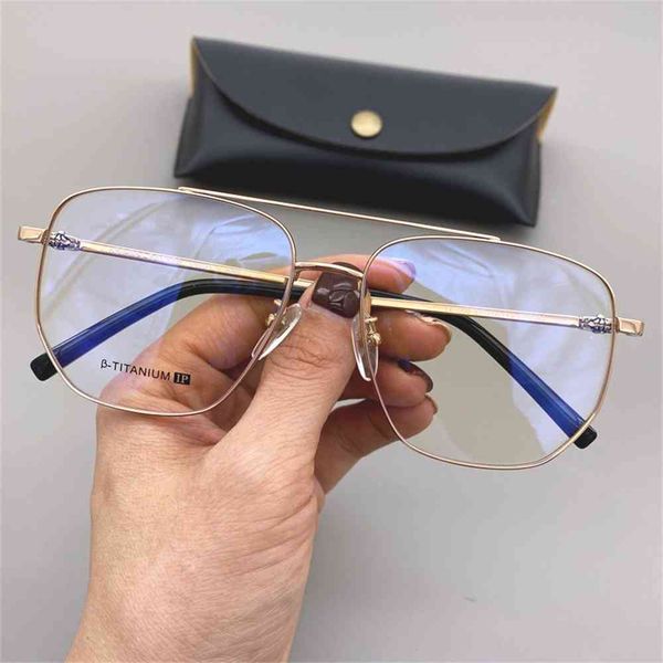 80% off store online crosin glasses frame fashion metal double beam pure titanium wide face male flat lens, White;black 
80% off store online crosin glasses frame fashion metal double beam pure titanium wide face male flat lens, White;black