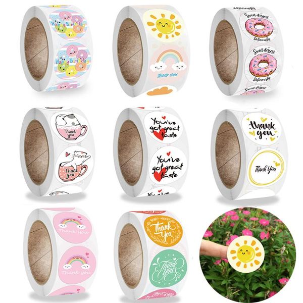 gift wrap 500pcs/roll thank you stickers happy birthday seal labels adhesive label envelope packaging gifts decoration
gift wrap 500pcs/roll thank you stickers happy birthday seal labels adhesive label envelope packaging gifts decoration